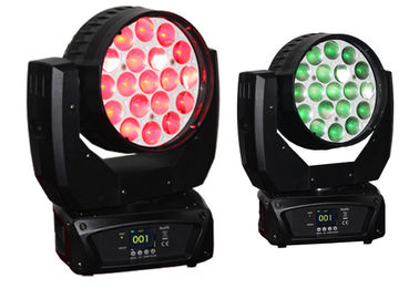 540°Pan 270°Tilt 19pcs 12W RGBW 4in1 LED ไฟหัวเคลื่อนที่ โซมล้าง ไฟหัวเคลื่อนที่