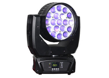540°Pan 270°Tilt 19pcs 12W RGBW 4in1 LED ไฟหัวเคลื่อนที่ โซมล้าง ไฟหัวเคลื่อนที่