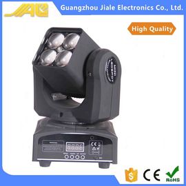 ใหม่ 4pcs 10w 4in1 Led Mini ย้ายหัวไฟล้างแสงไฟ Dj Light