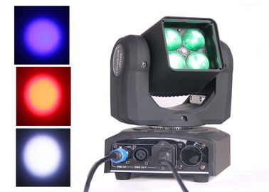 ใหม่ 4pcs 10w 4in1 Led Mini ย้ายหัวไฟล้างแสงไฟ Dj Light