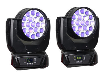 ไฟส่องเฉพาะจุดขนาด 19 * 12 วัตต์ LED เคลื่อนย้ายหัวแสง / LED จุดเคลื่อนหัว