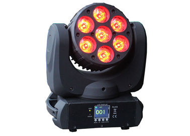 Professional 7pcs LED ย้ายหัวเวทีแสงสว่างแสงสว่างช่อง 11/17 ฮอลิเดย์ไฟคานมุม 20 องศาดิสโก้ DJ โคมไฟ