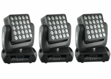 ด้านบน 1 Flat 25 x 12w สูง Lumen อเมริกัน CREE, RGBW ผสมสี LED ย้ายหัว Light / Square DJ ย้ายไฟหน้า