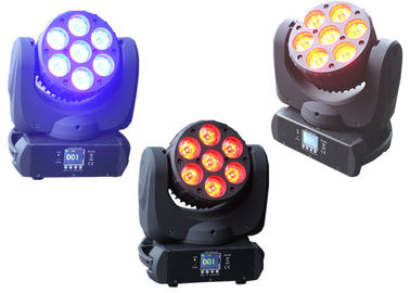 Professional 7pcs LED ย้ายหัวเวทีแสงสว่างแสงสว่างช่อง 11/17 ฮอลิเดย์ไฟคานมุม 20 องศาดิสโก้ DJ โคมไฟ