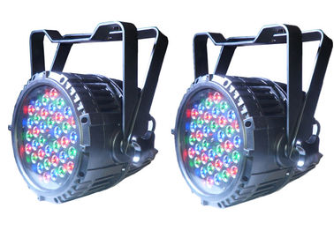 High Lumen กลางแจ้ง LED Par 36 x 3w RGB แสงกระป๋องน้ำกันน้ำสำหรับงานปาร์ตี้โชว์ไฟพาร์