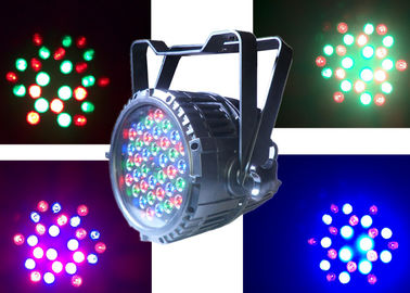 High Lumen กลางแจ้ง LED Par 36 x 3w RGB แสงกระป๋องน้ำกันน้ำสำหรับงานปาร์ตี้โชว์ไฟพาร์