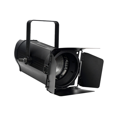 200w Fresnel Spot Theatre Stage Lighting 3200k หรือ 5600k Fresnel Lights ตัวเรือนสีดำ
