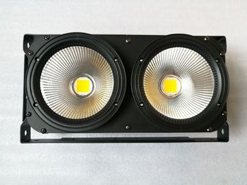 Pure White COB LED 2 ดวง DMX การแสดงเวทีโรงละคร 100 วัตต์ / 200 วัตต์