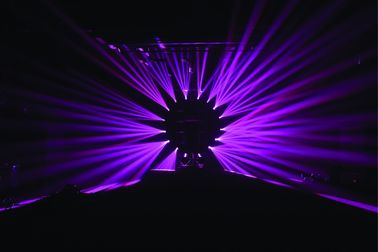 Sharpy 350w 17r Beam Moving Head Light 8 Static Gobos + สีขาวสำหรับไนต์คลับ