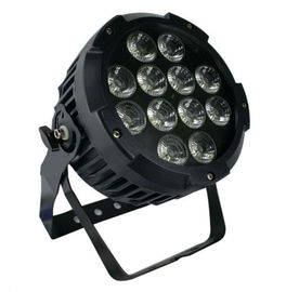 IP65 12pcs * ไฟ LED กลางแจ้ง 12 วัตต์ 4 in 1 ใน RGBW พร้อมอลูมิเนียม Die Cast Casting