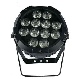 IP65 12pcs * ไฟ LED กลางแจ้ง 12 วัตต์ 4 in 1 ใน RGBW พร้อมอลูมิเนียม Die Cast Casting