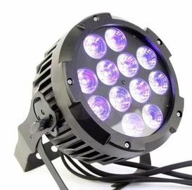 12 ชิ้น * 18 วัตต์ 6 ใน 1 ไฟ LED RGBWA UV กลางแจ้ง LED / ไฟ LED กันน้ำได้