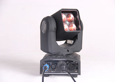 4 ชิ้น 25 w ไฟ LED RGBW เคลื่อนย้ายหัวด้วยมุมลำแสง 5-40 °สำหรับ DJ, ดิสโก้