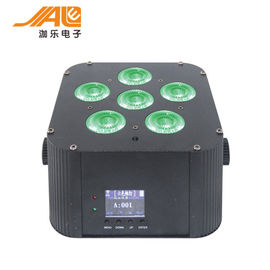 แบตเตอรีไฟเวทีแบบดีเซลรุ่น quad rgbwa uv 6in1 แสงแสง 6x18w แบบไร้สาย dmx นำไลท์สำหรับงานแต่งงาน