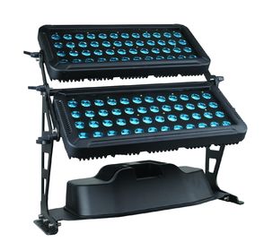 IP65 โคมไฟแขวนผนัง LED ชนิด LED สีสันสดใสกลางแจ้ง 96pcs RGBW