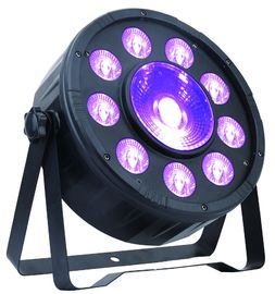 การผสมสี DMX RGB แสงในร่มแบน LED 9 * 3W +1 * 30W IP20