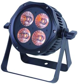 โหมดออโต้ 4PCS ไฟ LED Par 40 วัตต์, ไฟสปอตไลต์ LED RGB Led in 3 ใน 1 ดวง