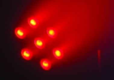 เวทีระดับมืออาชีพ LED พาร์สามารถไฟ, 7pcs 12W RGB LED แบนพาร์