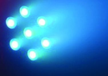 เวทีระดับมืออาชีพ LED พาร์สามารถไฟ, 7pcs 12W RGB LED แบนพาร์
