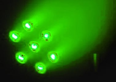 เวทีระดับมืออาชีพ LED พาร์สามารถไฟ, 7pcs 12W RGB LED แบนพาร์