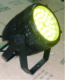 ไฟคริสต์มาสแสดงอุปกรณ์แสงที่ตราไว้หุ้นนำ 36 ชิ้น 3 วัตต์ rgb ไฟที่ตราไว้หุ้นกันน้ำสำหรับดีเจ