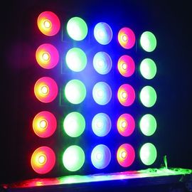 Led Wash Blinder เมทริกซ์ดิสโก้ไฟเวทีสำหรับเวทีงานแต่งงาน 25 ชิ้น X 30W