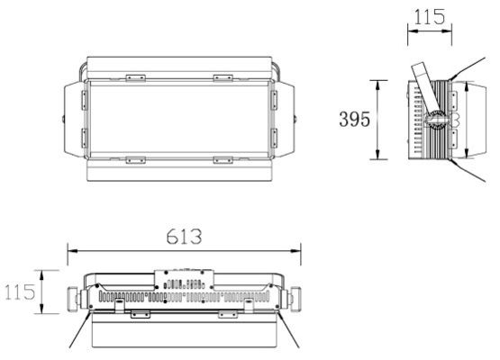 400W 3200K 5600K ดิจิตอล แพลตเพลต แสงอ่อนสําหรับห้องประชุม