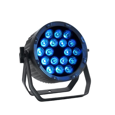 18pcs 12W IP65 กันน้ําภายนอก LED Par สําหรับงาน RGBWA UV 6in1