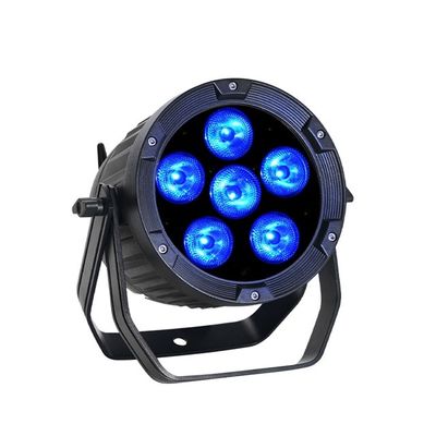 6pcs LED Par แบตเตอรี่ แสงจอ LCD แบตเตอรี่กันน้ํา IRC Par แสง