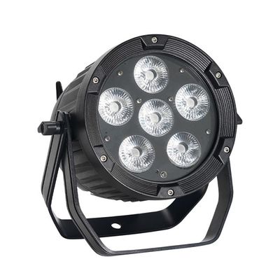 6pcs LED Par แบตเตอรี่ แสงจอ LCD แบตเตอรี่กันน้ํา IRC Par แสง