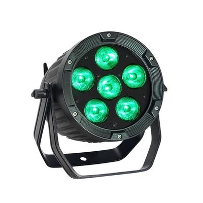 6pcs LED Par แบตเตอรี่ แสงจอ LCD แบตเตอรี่กันน้ํา IRC Par แสง