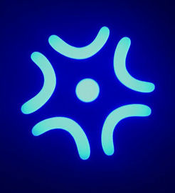 9 สี + ไฟ LED สีขาวเคลื่อนย้ายจุดไฟหัว / ไฟ LED ขนาดเล็กล้างย้ายหัว