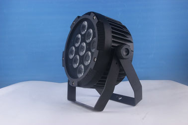 9 ชิ้น 12W LED Par กลางแจ้งพร้อม DMX512 Master Slave Control 6/9 Channels