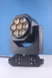Dj Night Club LED ไฟหัวย้าย DMX 512 7 * 15w Rgbw 60,000 ชั่วโมงอายุการใช้งาน