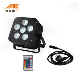 ไม่มีพัดลม 6 ชิ้นแบตเตอรี่ LED ที่ตราไว้สามารถไฟเวที IP33 100 พันชั่วโมงอายุการใช้งาน
