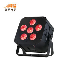 ไม่มีพัดลม 6 ชิ้นแบตเตอรี่ LED ที่ตราไว้สามารถไฟเวที IP33 100 พันชั่วโมงอายุการใช้งาน