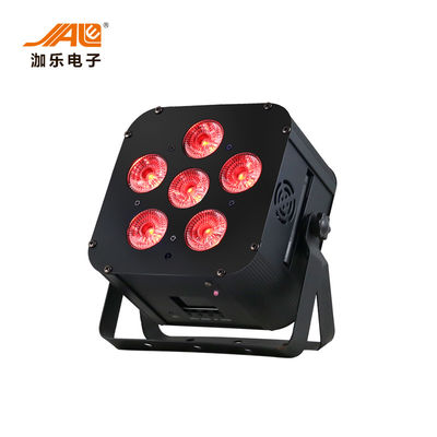 Wifi Battery 6x18w Rgbwa Uv 6 In 1 Wireless LED Par Cans สำหรับงานแต่งงาน