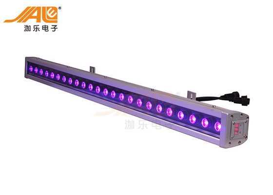 ไฟเวที ไฟ LED 24 * 3W IP65 RGBW เครื่องซักผ้าฝาผนังกันน้ำกลางแจ้ง