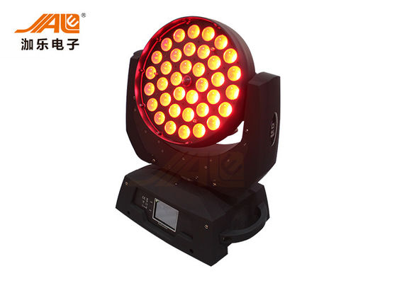 ขายร้อน 36 ชิ้น 18 วัตต์ RGBWA UV 6in1 Led Zoom ย้ายหัวล้างแสง