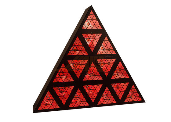 IP20 Triangle 16x30W RGB เอฟเฟกต์พื้นหลังเหตุการณ์ DJ Stage Lights