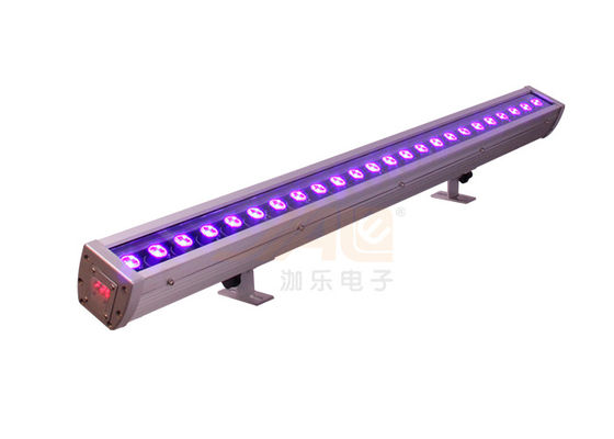 24 * 3W IP65 เครื่องซักผ้าฝาผนังกลางแจ้งกันน้ำ UV ไฟเวทีไฟ LED