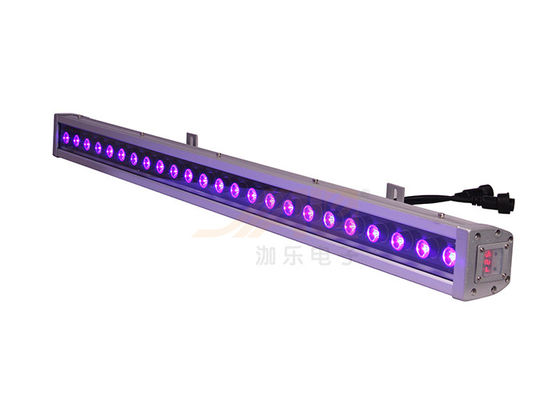 24 * 3W IP65 เครื่องซักผ้าฝาผนังกลางแจ้งกันน้ำ UV ไฟเวทีไฟ LED