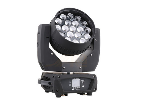 19x15W LED Moving Zoom Head Beam 4 ใน 1 ไฟดิสโก้