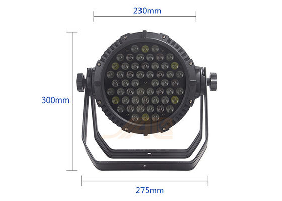 54x3W RGBW ไฟ LED กันน้ำได้ Led Par Light Stage