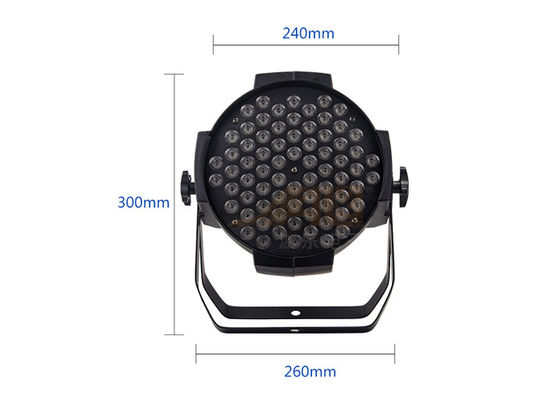 7CH 72x3w RGBW Led Par Can Stage Light สำหรับ Ktv