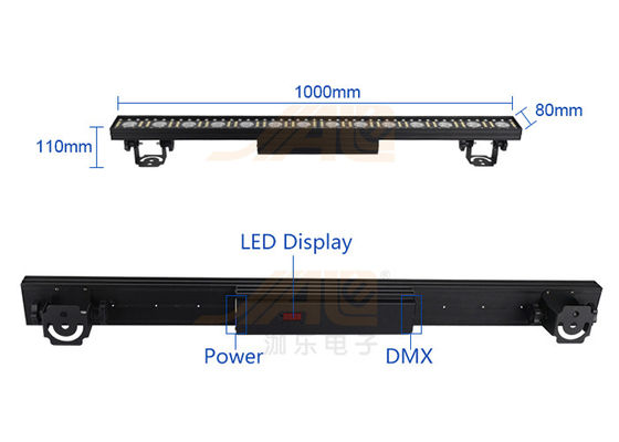 ROHS 14x3w โคมไฟติดผนัง LED สีขาวแนวนอนในร่ม