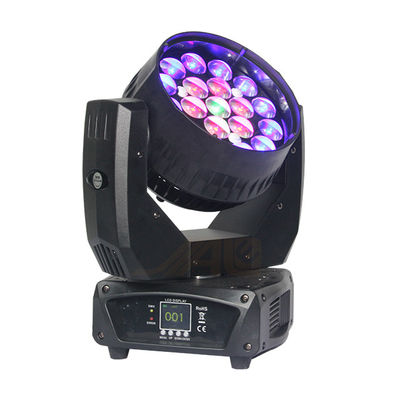 19*12W เลนส์ 8° LED ย้ายหัวไฟสำหรับไนท์คลับ