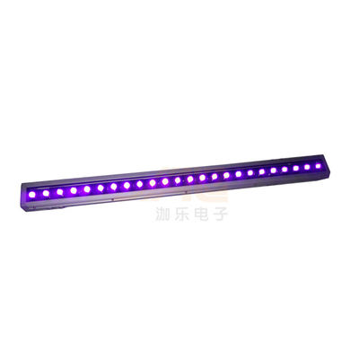 24 * 3W DMX กันน้ำ UV RGB LED เครื่องซักผ้าฝาผนังสำหรับงานแต่งงาน Play