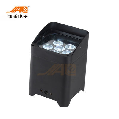 6PCS RGBWAUV 6 In 1 Wireless LED Par Cans แบตเตอรี่ IRC Par Light
