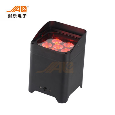 6PCS RGBWAUV 6 In 1 Wireless LED Par Cans แบตเตอรี่ IRC Par Light